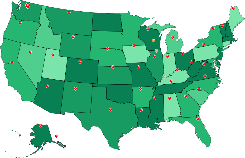 Feeding map