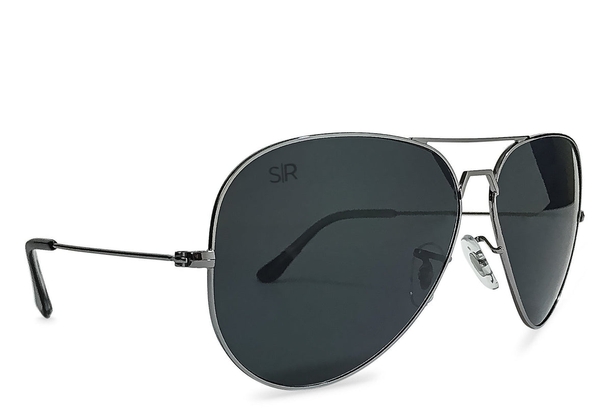 Aviator - Blackout Polarized Aviator Shady Rays 