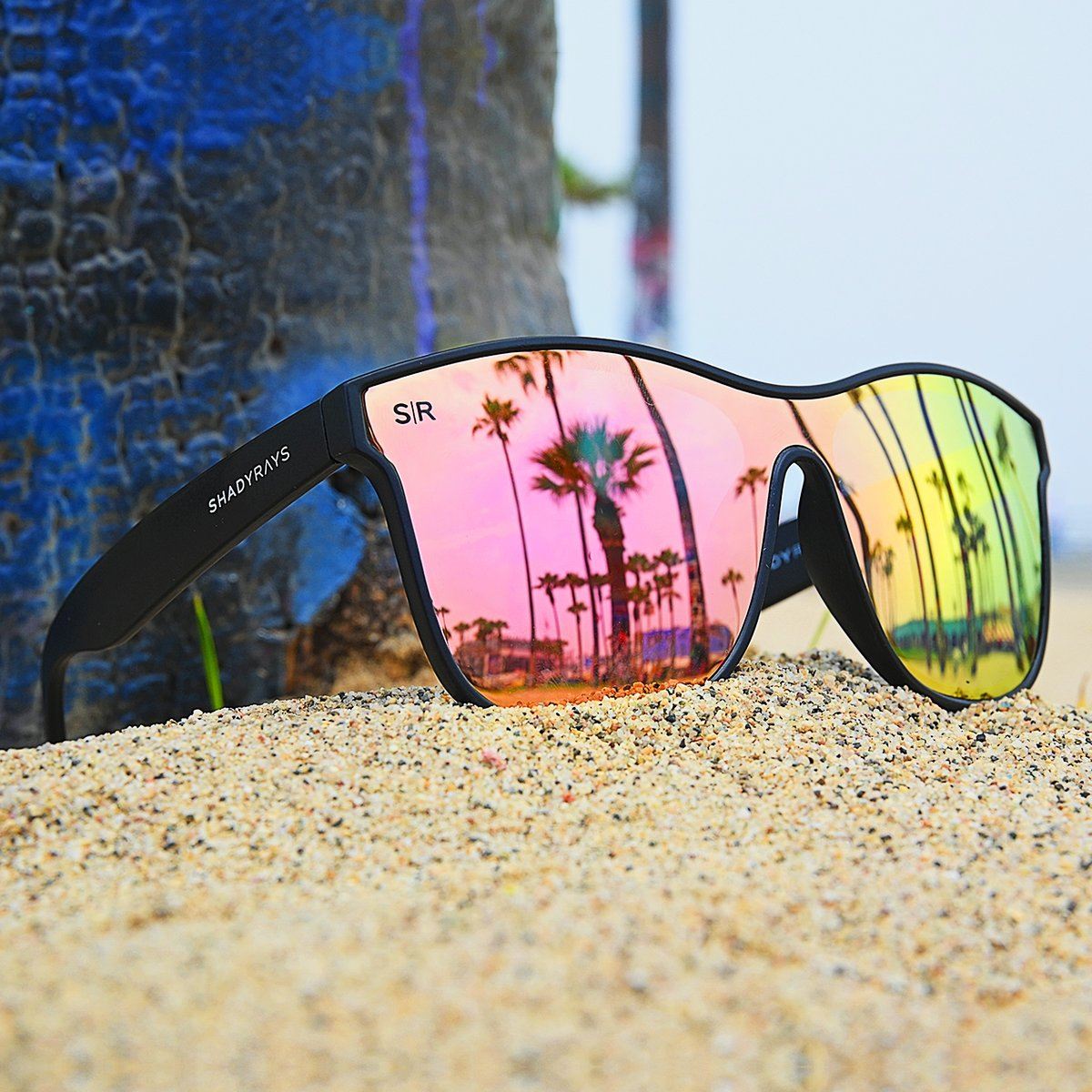 HighRise - Black Calimesa Polarized Highrise Shady Rays® | Polarized Sunglasses 