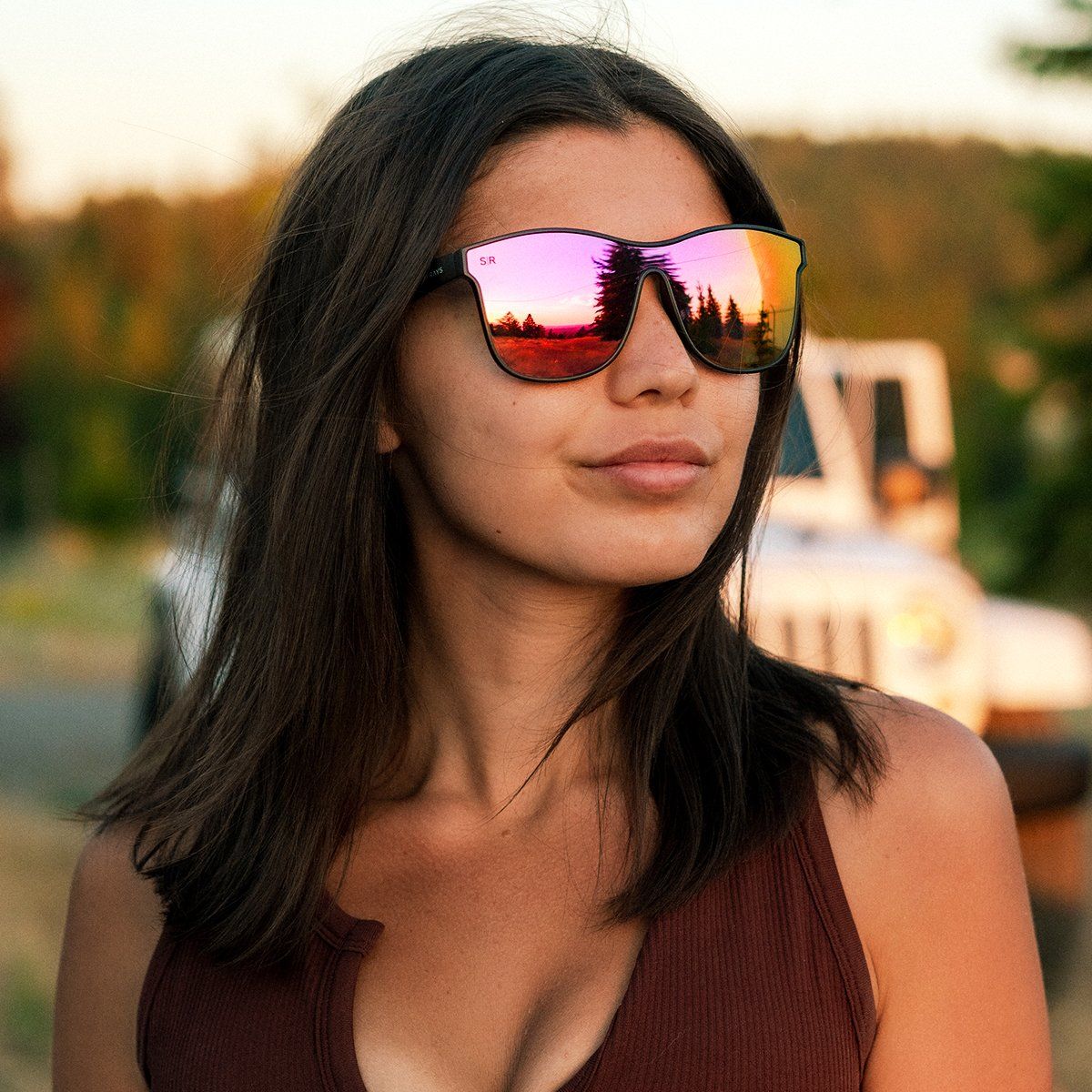 HighRise - Black Calimesa Polarized Highrise Shady Rays® | Polarized Sunglasses 