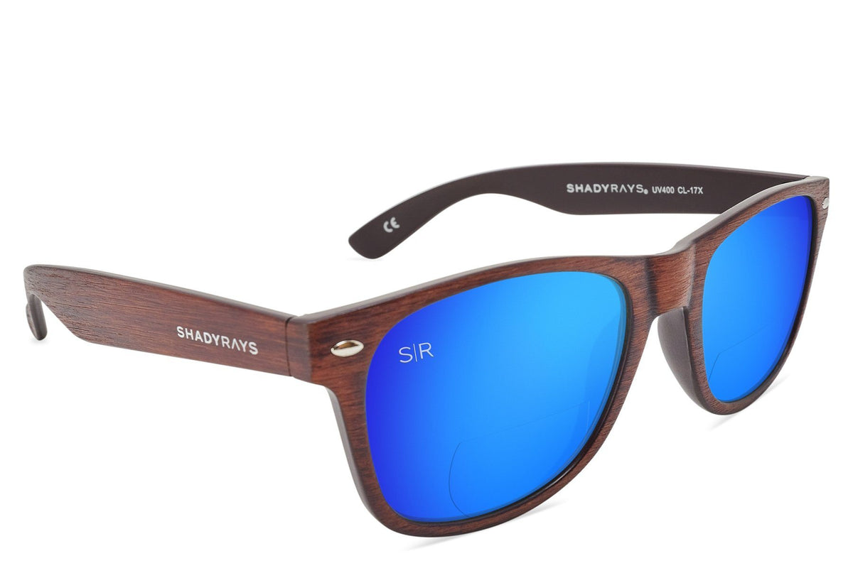 Classic Timber Readers +2.5 - Ocean Reading Sunglasses Shady Rays 