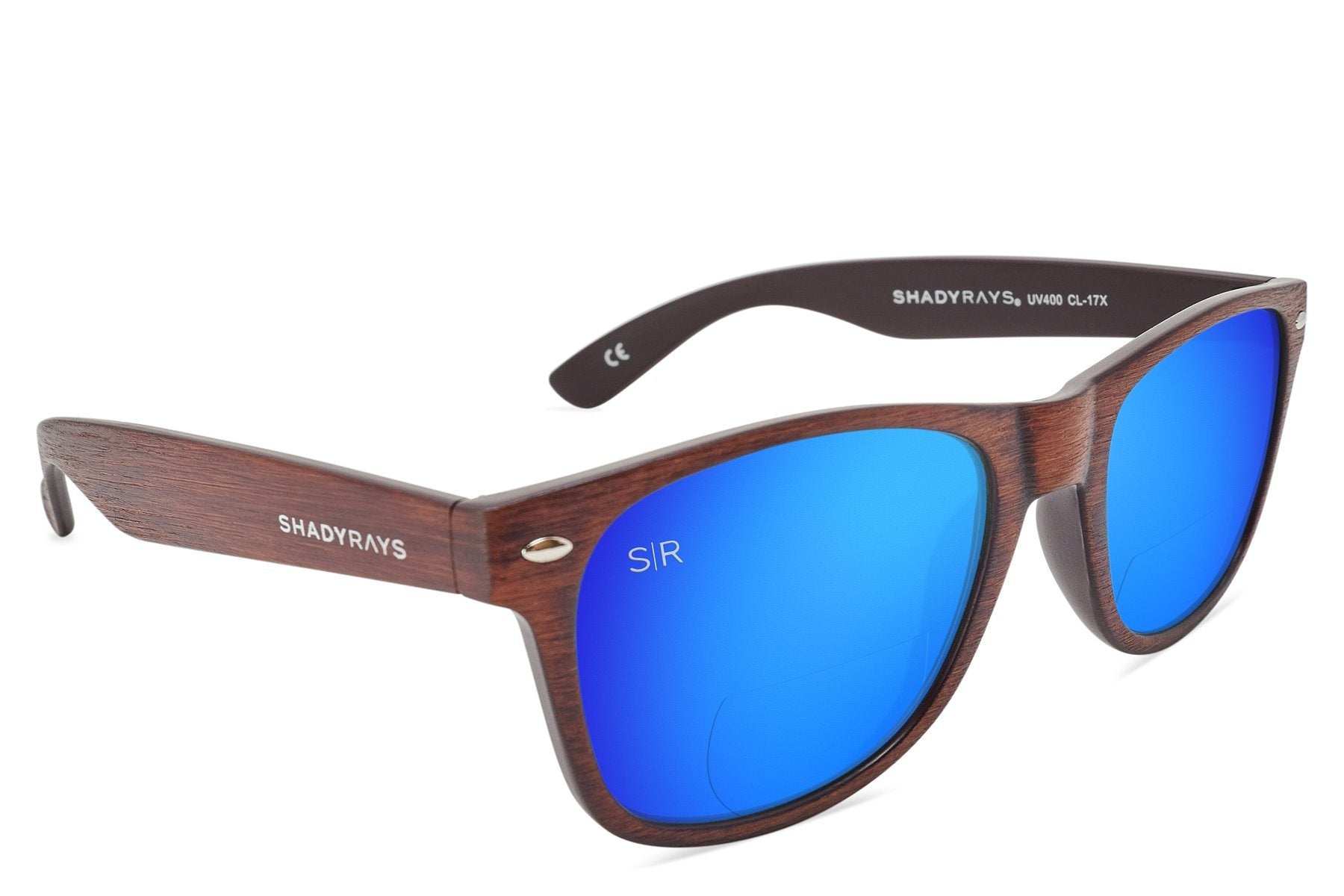 Classic Timber Readers +2.5 - Ocean Reading Sunglasses Shady Rays 