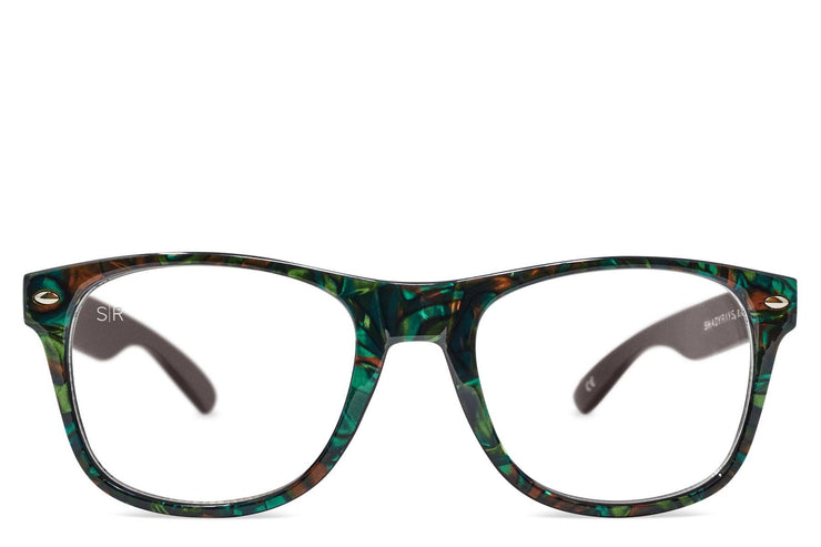 Blue Light Classic Timber - Abalone Seashell Shady Rays® | Polarized Sunglasses 