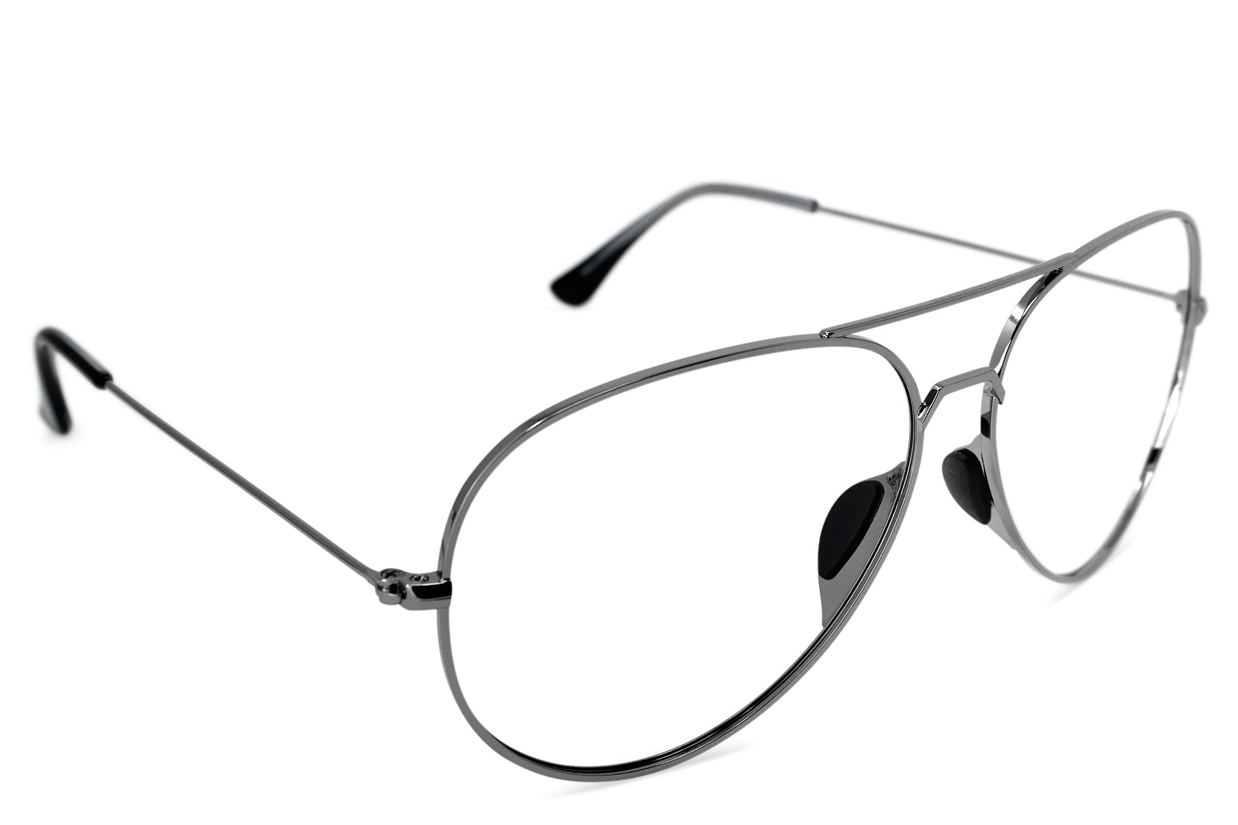 Tangle Free Aviator Rx - Gunmetal Rx Shady Rays® | Polarized Sunglasses 